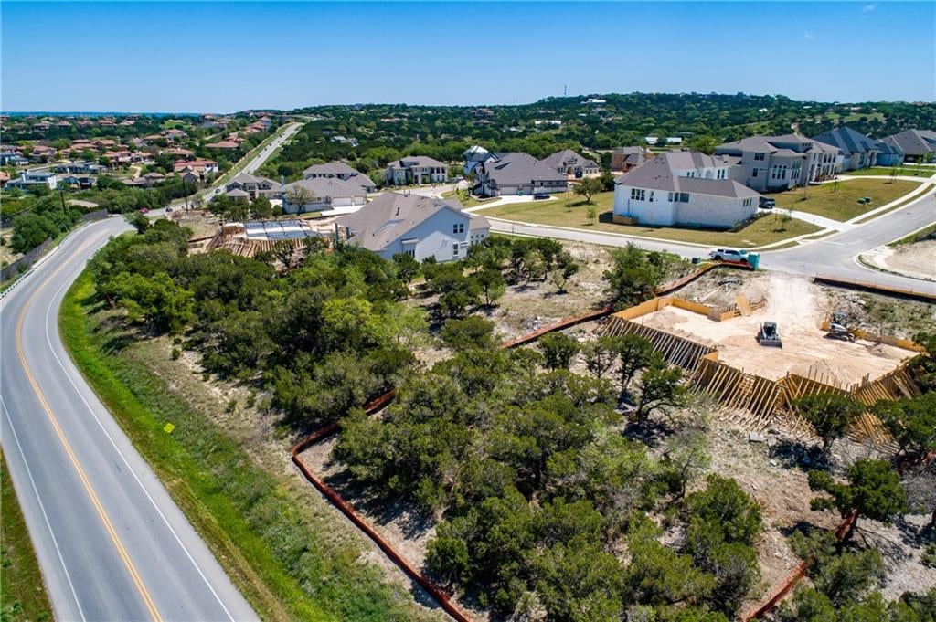 View 108 Lodestone CV in Estate of Flintrock 108 Lodestone CV - front exterior - Luxury lot in Estate of Flintrock, Austin, TX