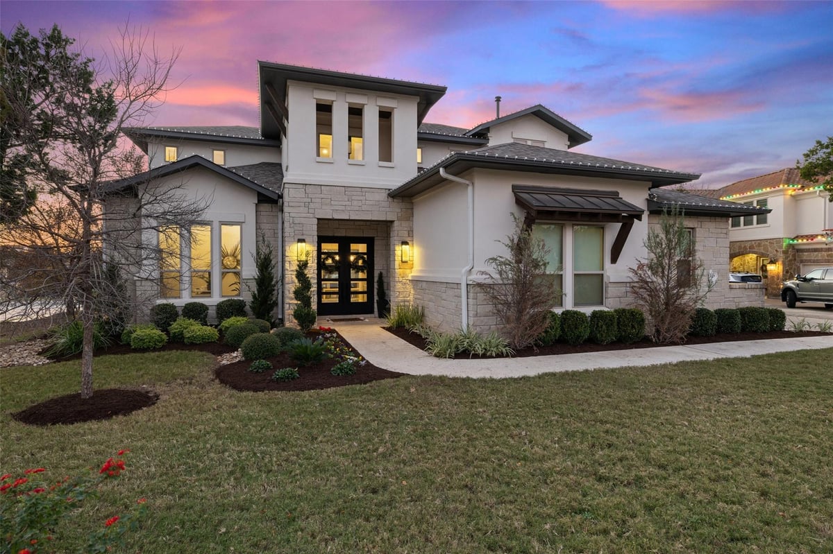 View 108 Tempranillo Way in Lakeway Highlands Ph 1 Sec 7a 108 Tempranillo Way - front exterior - Luxury home in Lakeway Highlands Ph 1 Sec 7a, Austin, TX