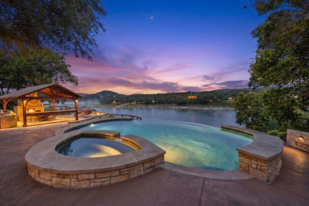 View 10800 Beach RD in Valle Verde Beach 10800 Beach RD - front exterior - Luxury home in Valle Verde Beach, Leander, TX