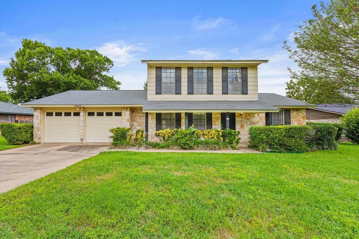 View 10804 Cobblestone LN in Lake Creek At Anderson Mill 10804 Cobblestone LN - front exterior - Luxury home in Lake Creek At Anderson Mill, Austin, TX