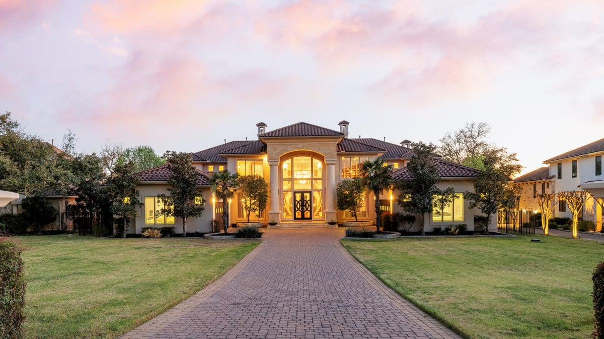 View 109 Bella Cima Dr in Costa Bella Sec 02 109 Bella Cima Dr - front exterior - Luxury home in Costa Bella Sec 02, Austin, TX