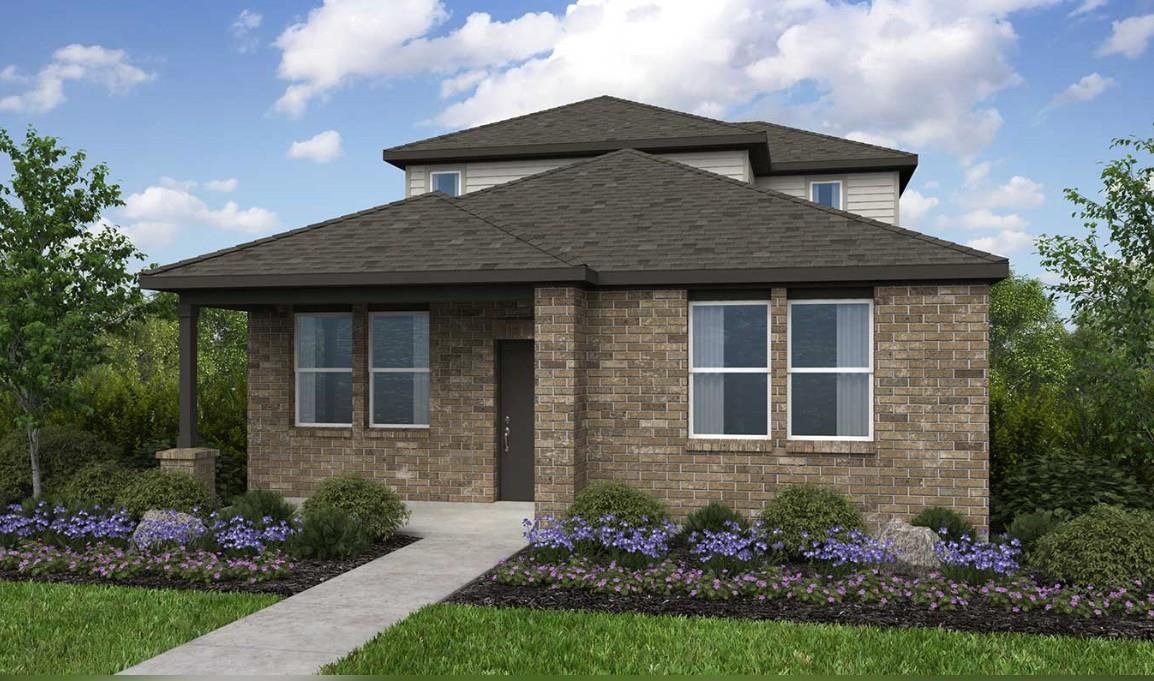 View 109 Betsy Rd in Emory Crossing 109 Betsy Rd - front exterior - Luxury home in Emory Crossing, Hutto, TX