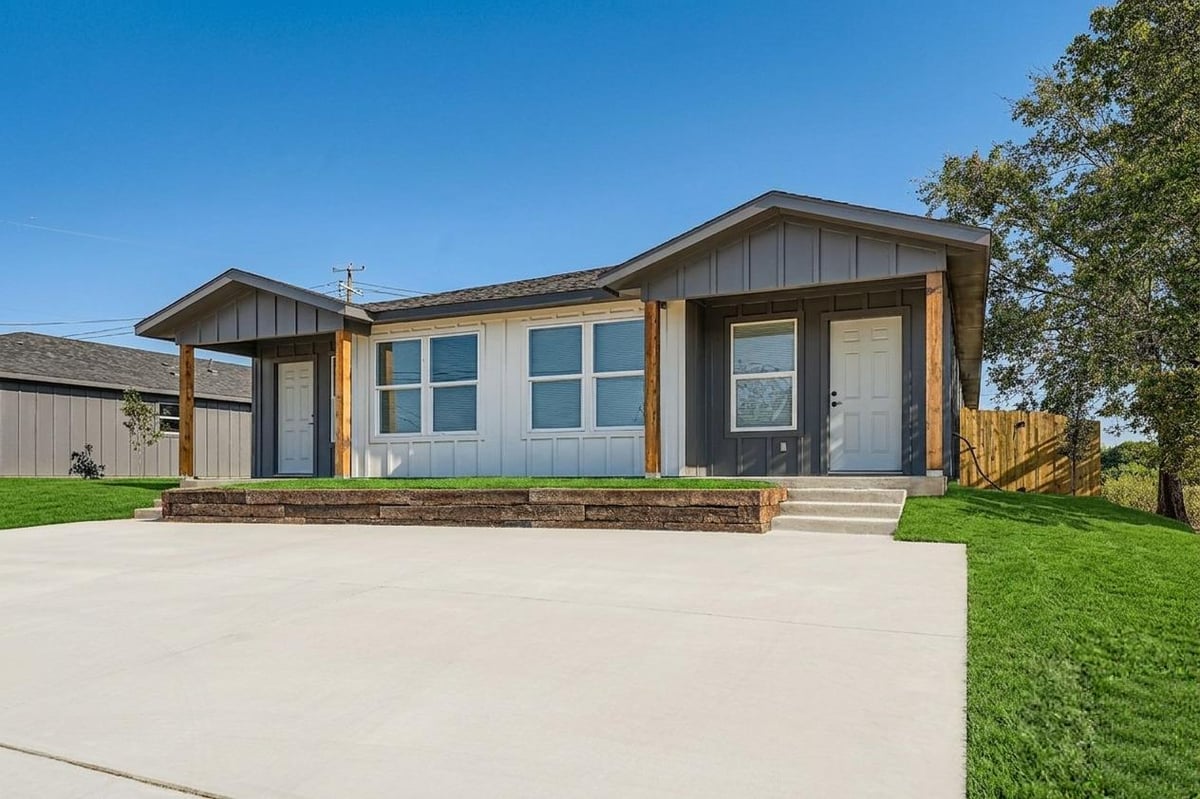 View 109 Fisher ST Unit #A & B in Mp Estate 109 Fisher ST Unit #A & B - front exterior - Luxury home in Mp Estate, Elgin, TX