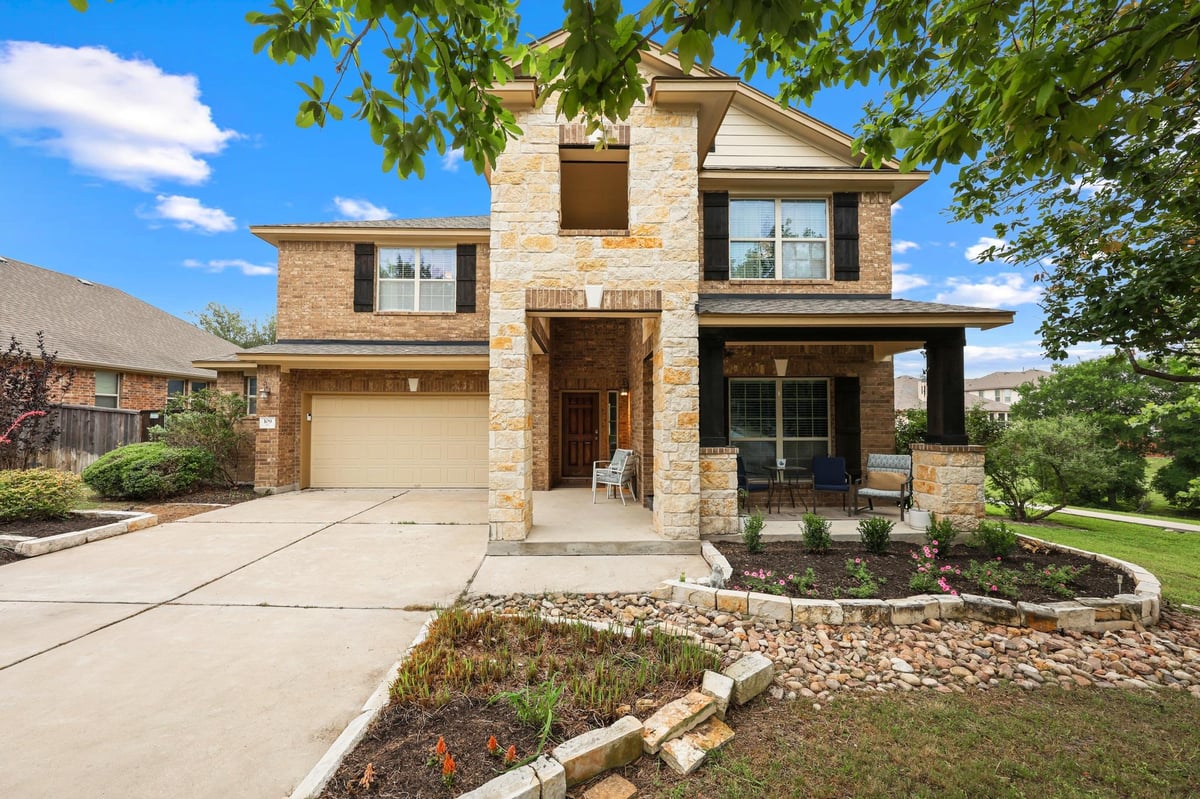 View 109 Glacier CV in Silver Leaf 109 Glacier CV - front exterior - Luxury home in Silver Leaf, Round Rock, TX