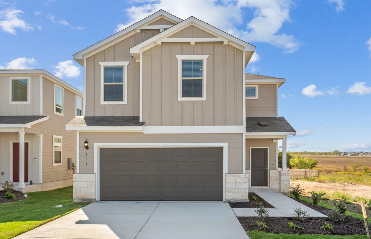 View 109 Green Berets Bnd in Sonterra 109 Green Berets Bnd - front exterior - Luxury home in Sonterra, Jarrell, TX