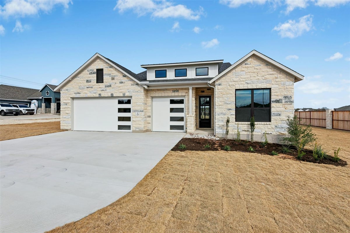 View 109 McNaughton Dr in Northfork 109 McNaughton Dr - front exterior - Luxury home in Northfork, Liberty Hill, TX