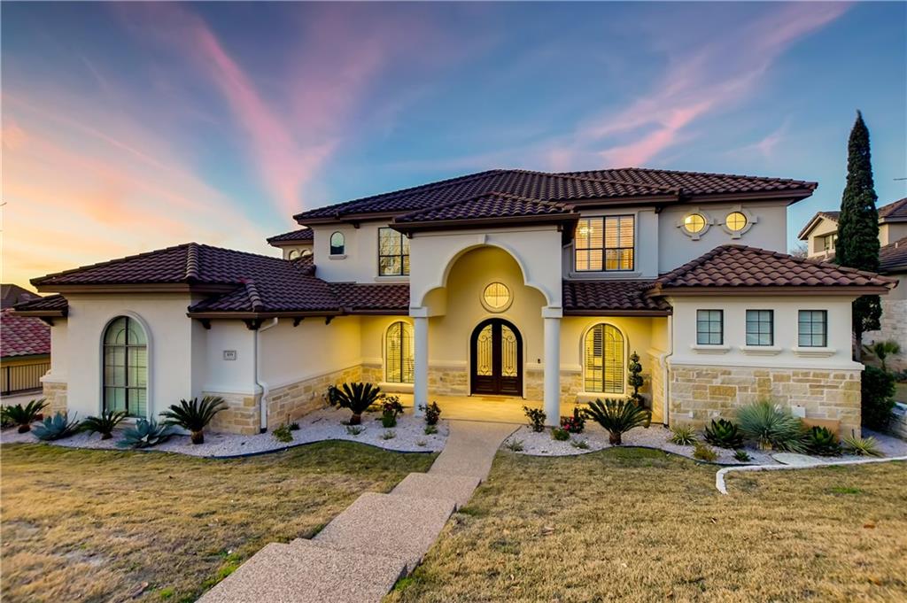 View 109 Neville Wood CT in Flintrock Falls 109 Neville Wood CT - front exterior - Luxury home in Flintrock Falls, Austin, TX