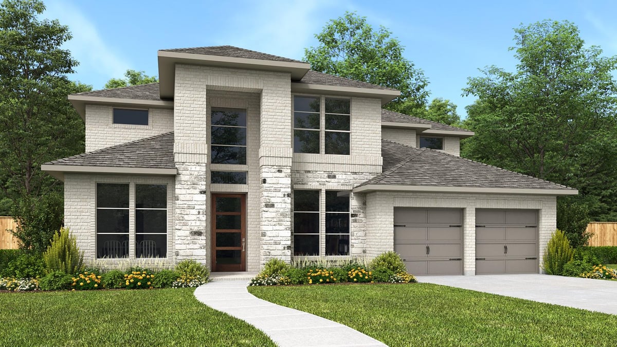 View 109 Oswalt WAY in Santa Rita Ranch- Eldorado 109 Oswalt WAY - front exterior - Luxury home in Santa Rita Ranch- Eldorado, Liberty Hill, TX