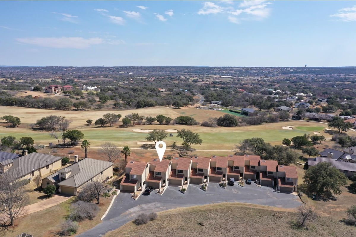 View 109 Sunshine Unit #2 in Stone Gate 109 Sunshine Unit #2 - front exterior - Luxury home in Stone Gate, Horseshoe Bay, TX