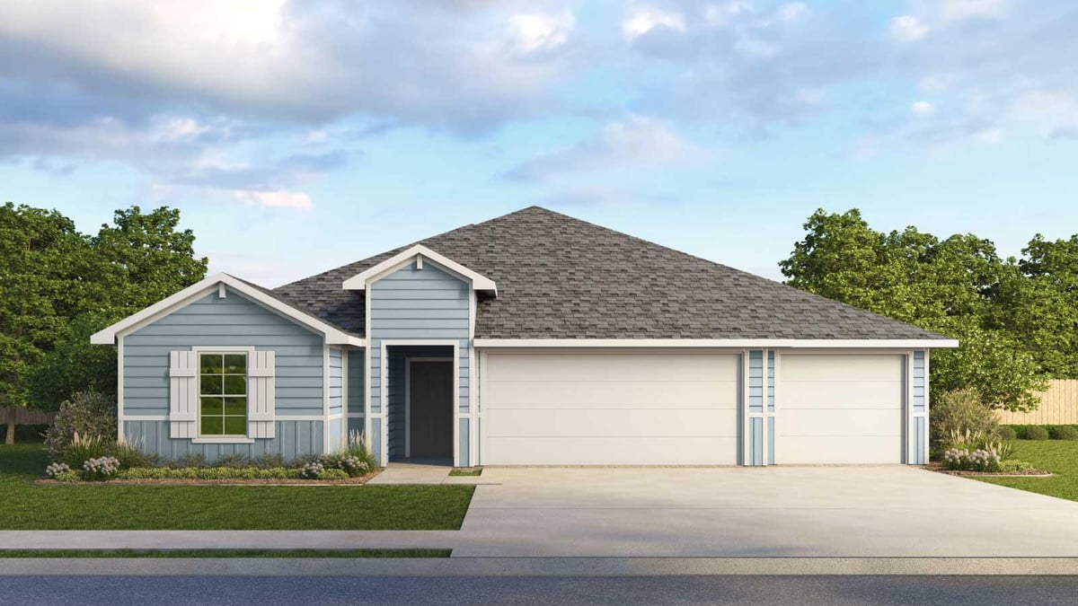 View 109 Union Pacific DR in RAILHEAD 109 Union Pacific DR - front exterior - Luxury home in RAILHEAD, Cedar Creek, TX