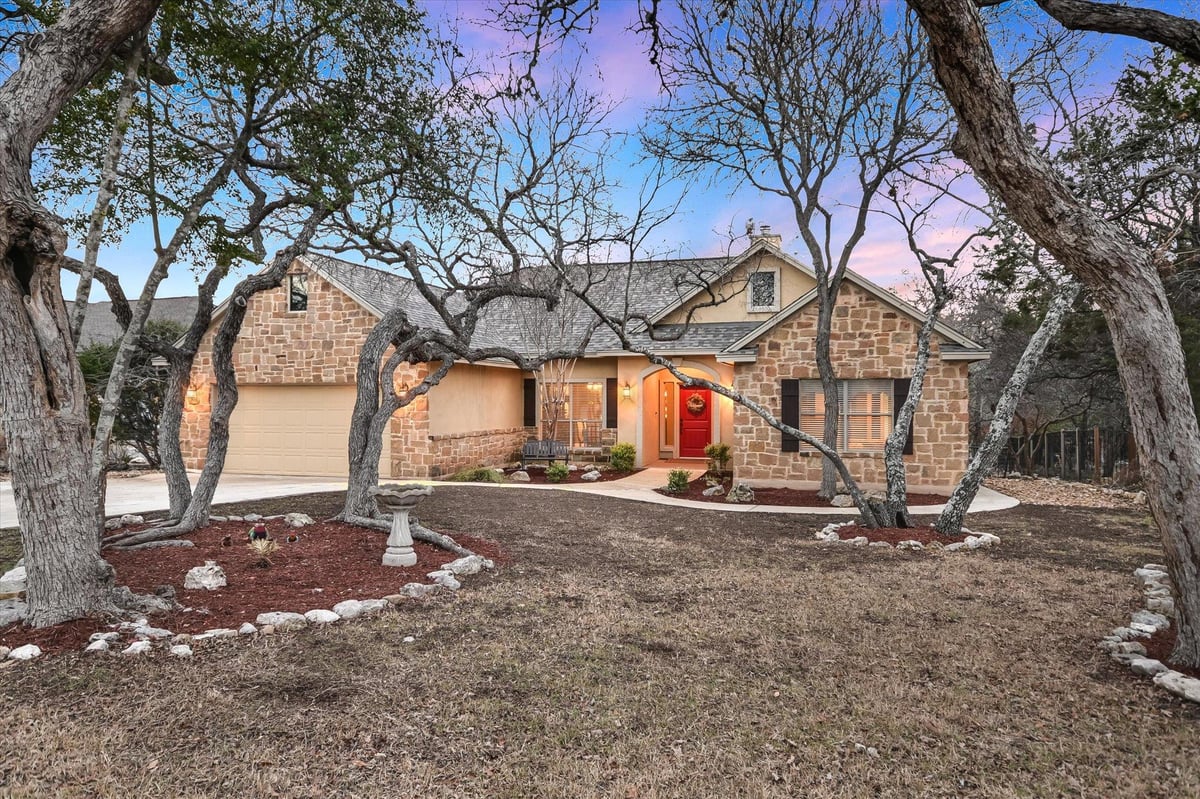 View 11 CREEKSIDE Dr in WOODCREEK 11 CREEKSIDE Dr - property photo 1 - Luxury home in WOODCREEK, Wimberley, TX