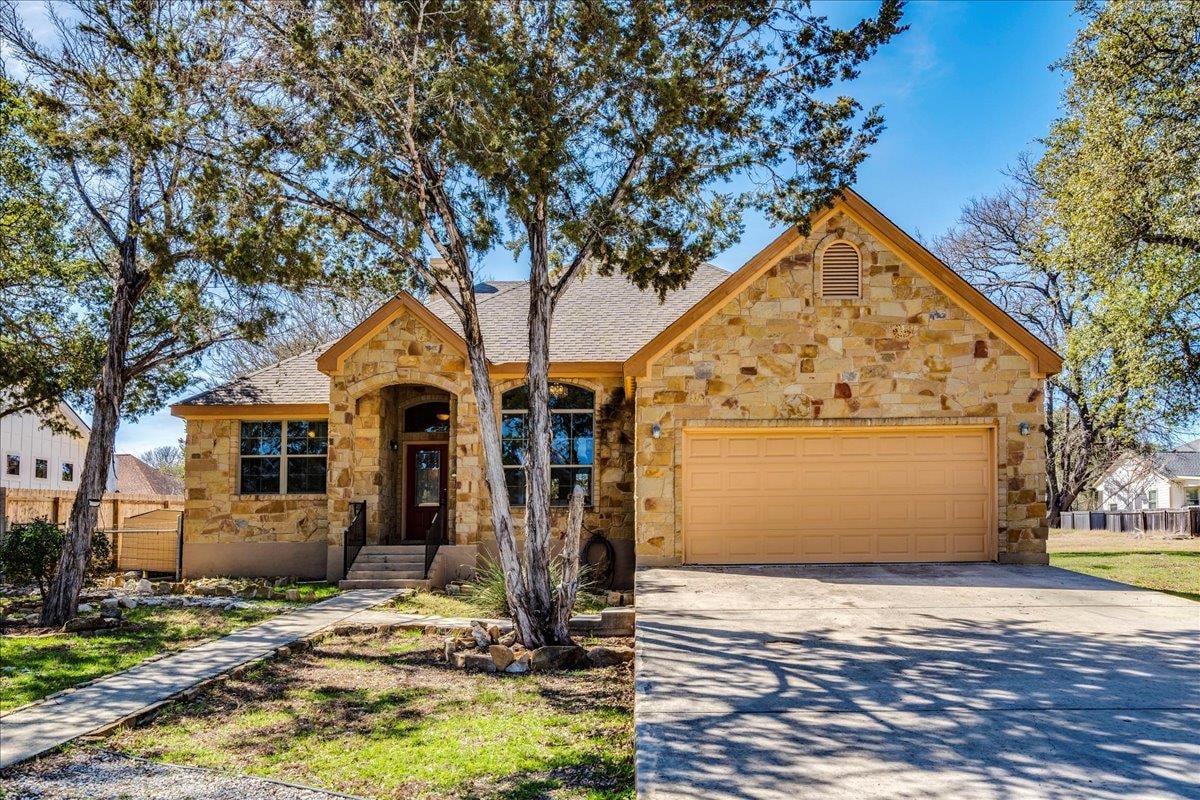 View 11 Rhapsody Ln in Woodcreek Sec 19 11 Rhapsody Ln - front exterior - Luxury home in Woodcreek Sec 19, Wimberley, TX