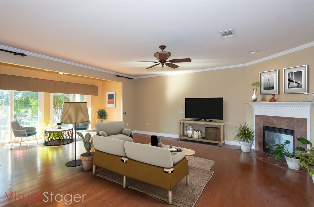 Living area at 110 Lampasas Pass - 4 bed 2 bath home
