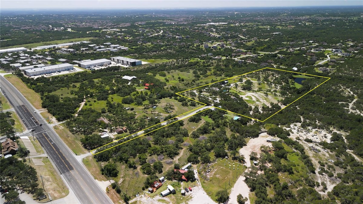View 110 Longhorn LN in E B Hargraves Surv 110 Longhorn LN - front exterior - Luxury home in E B Hargraves Surv, Dripping Springs, TX