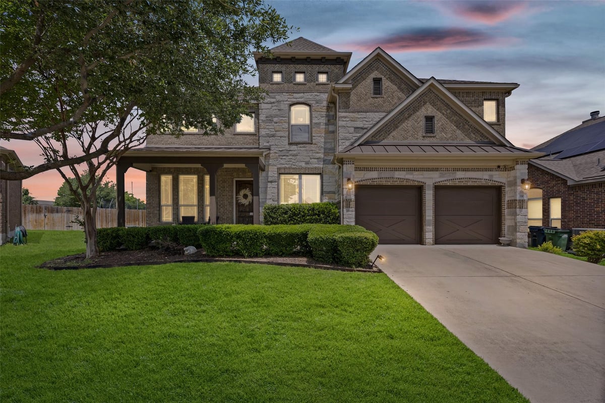 View 110 N Pasture Cv in Emory Farms Sec 4 110 N Pasture Cv - front exterior - Luxury home in Emory Farms Sec 4, Hutto, TX