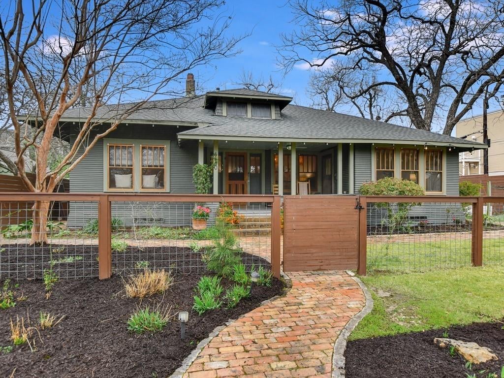View 110 W 34th St in Inman Heights 110 W 34th St - front exterior - Luxury home in Inman Heights, Austin, TX