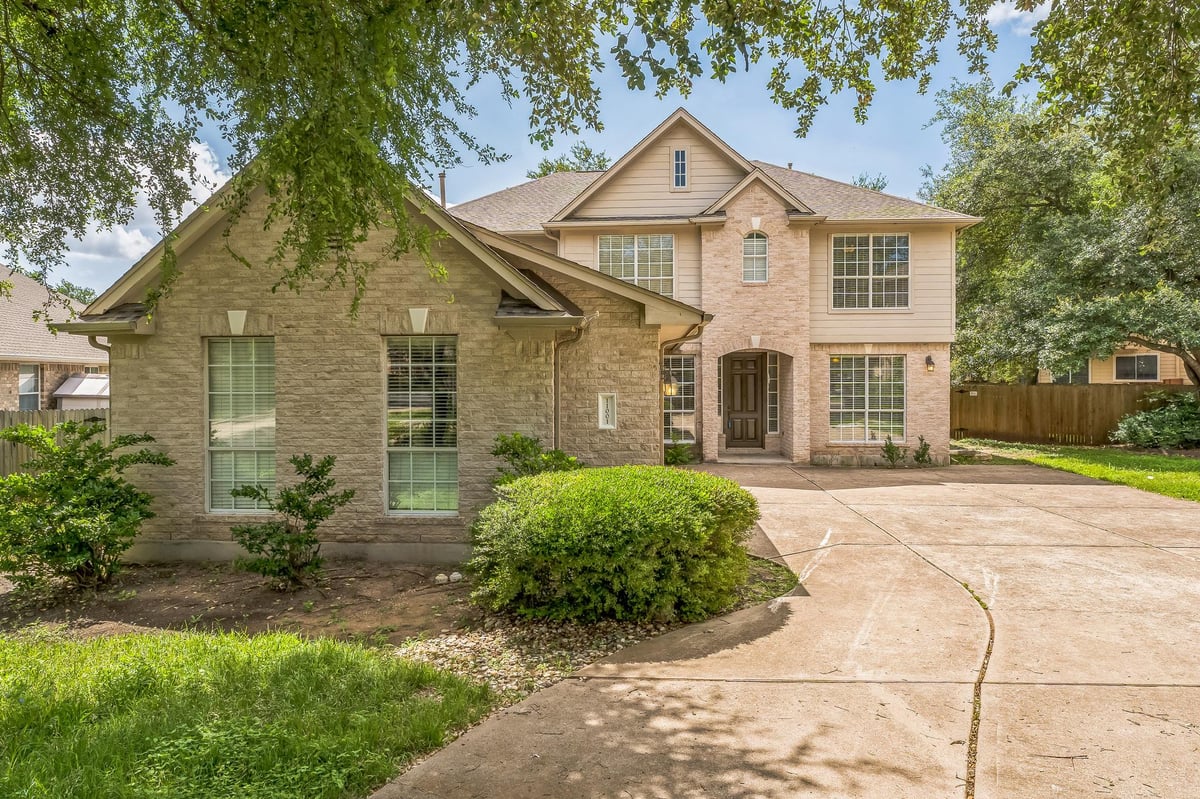 View 11001 Alison Parke Trl in Parke At Anderson Mill 11001 Alison Parke Trl - front exterior - Luxury home in Parke At Anderson Mill, Austin, TX
