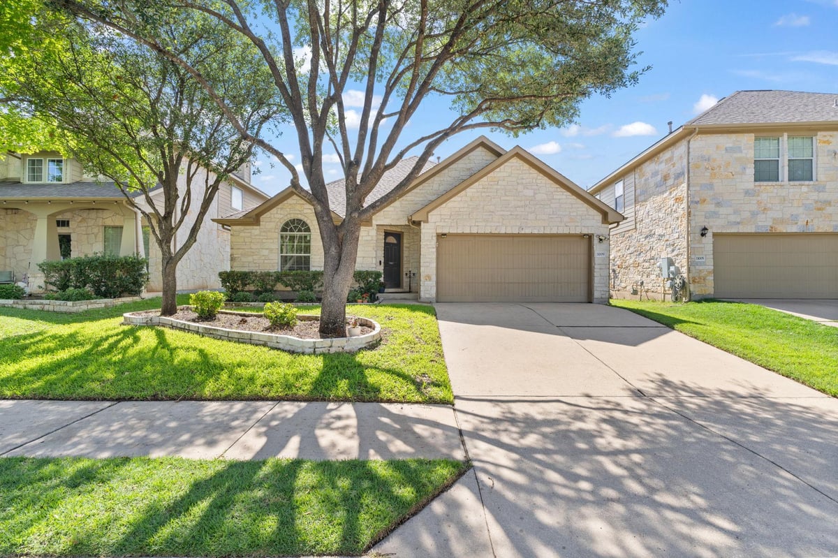 View 11009 Casitas DR in Casitas At Avery Ranch 02 Amd 11009 Casitas DR - front exterior - Luxury home in Casitas At Avery Ranch 02 Amd, Austin, TX