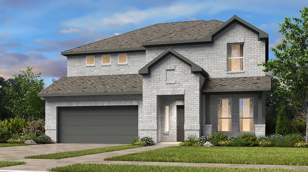 View 1101 Scenic Green LOOP in Parkside on the River 1101 Scenic Green LOOP - front exterior - Luxury home in Parkside on the River, Georgetown, TX