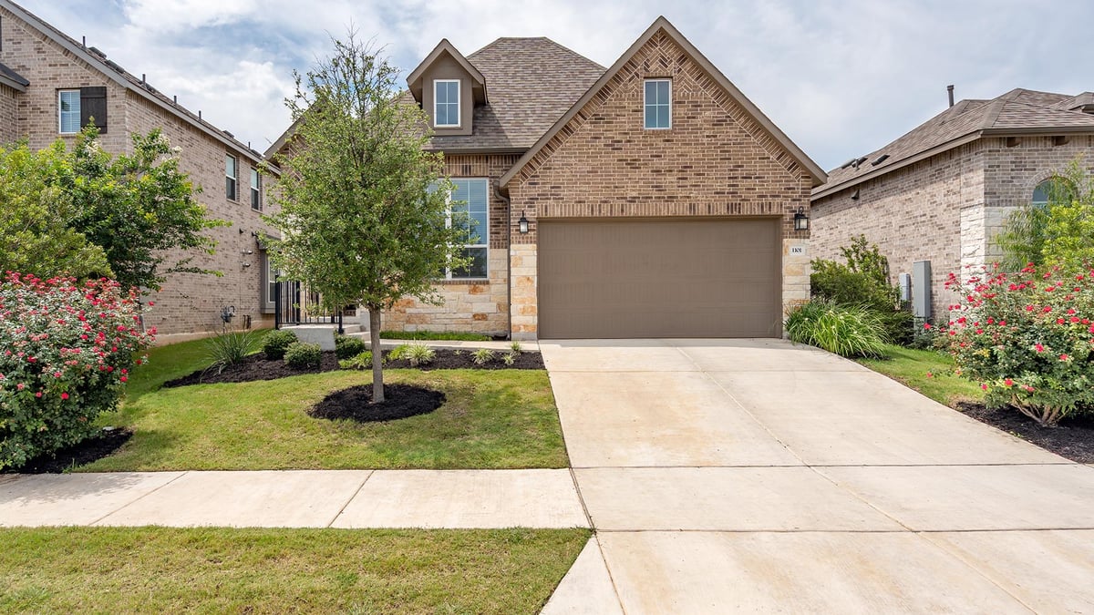 1101 Sendero TRL - front exterior - Luxury home in Wolf Ranch, Georgetown, TX