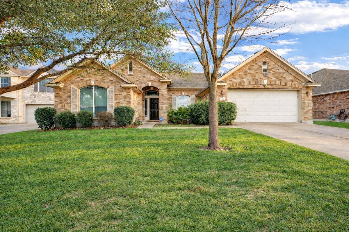 View 1102 Canyon Maple Rd in Swenson Farms 1102 Canyon Maple Rd - front exterior - Luxury home in Swenson Farms, Pflugerville, TX
