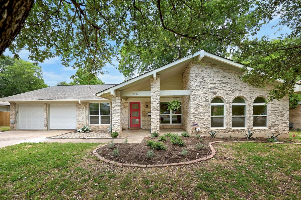 View 1102 Little Elm Park in Quail Creek Sec 03 1102 Little Elm Park - front exterior - Luxury home in Quail Creek Sec 03, Austin, TX