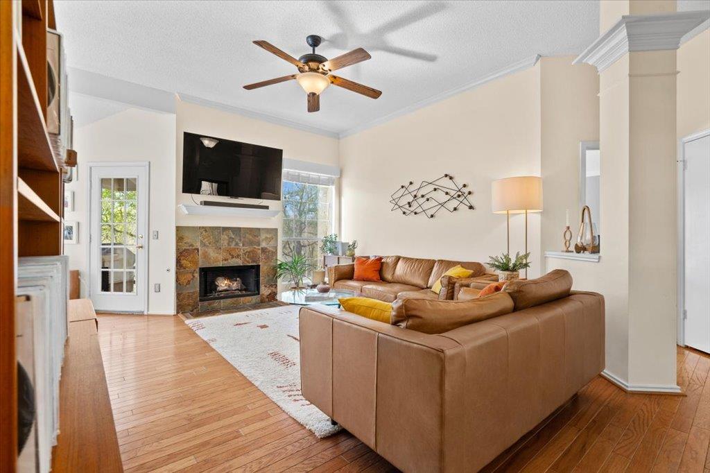 Living area at 11028 Whiskey River Dr - 3 bed 2 bath home