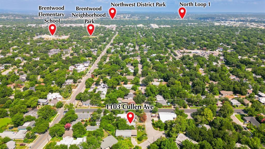 View 1103 Cullen Ave in Crestview Add Sec 01 1103 Cullen Ave - front exterior - Luxury lot in Crestview Add Sec 01, Austin, TX