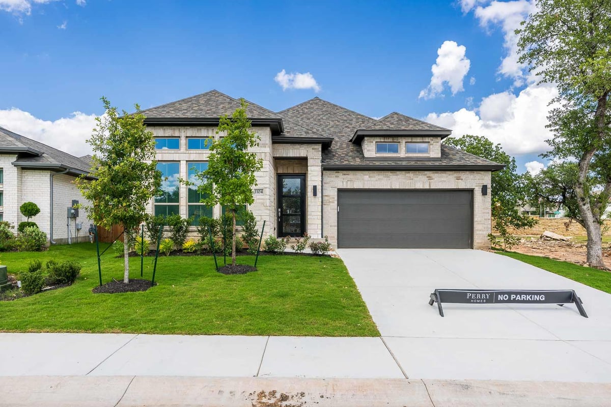 View 1104 Glen Heather DR in Parmer Ranch 1104 Glen Heather DR - front exterior - Luxury home in Parmer Ranch, Georgetown, TX