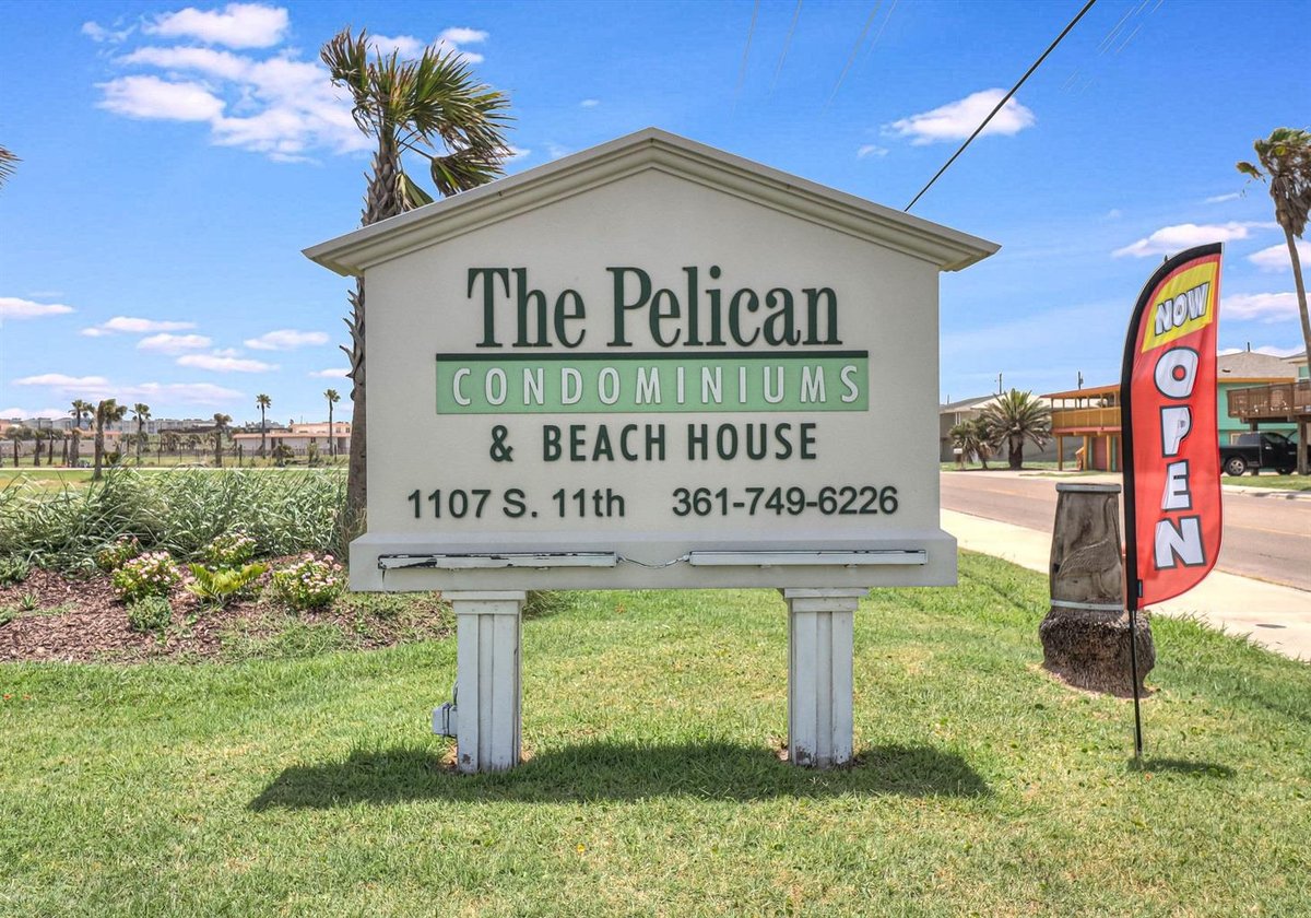 View 1107 S 11th St Unit #52 in The Pelican Condo 1107 S 11th St Unit #52 - front exterior - Luxury home in The Pelican Condo, Port Aransas, TX