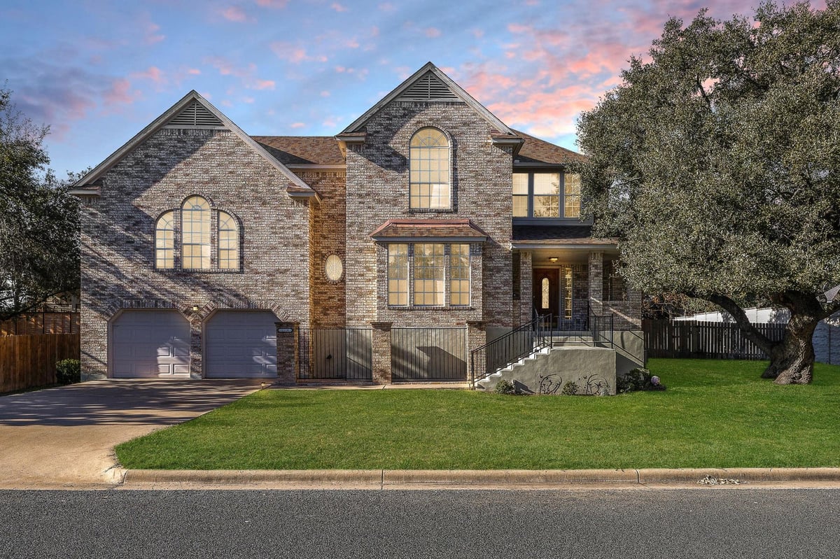 View 1108 Mayan Way in Austin Lake Hills Sec 02 1108 Mayan Way - front exterior - Luxury home in Austin Lake Hills Sec 02, Austin, TX