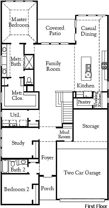 Living area at 1108 Pansy Trl - 4 bed 3 bath home