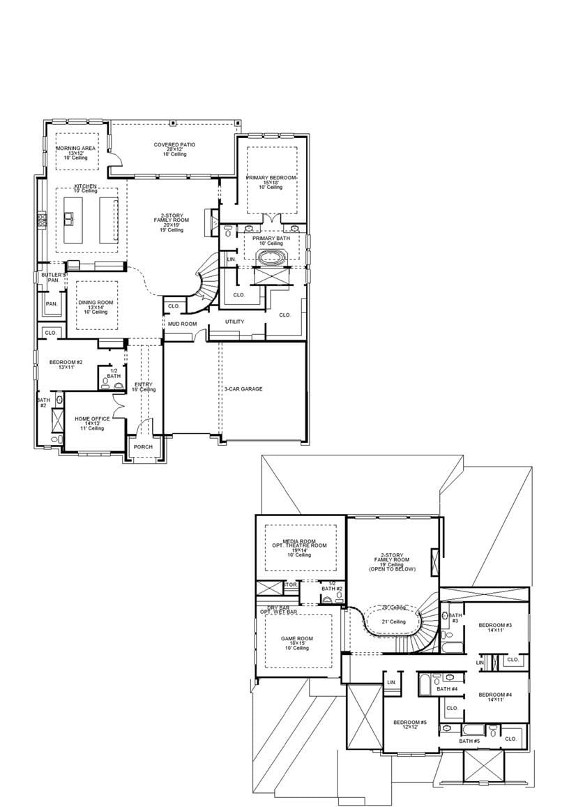 Living area at 1108 Sunset Hill Way - 5 bed 5 bath home