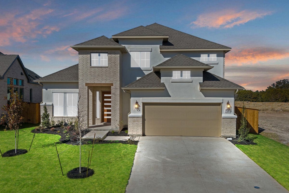 1109 Ellensburg DR - front exterior - Luxury home in Parmer Ranch, Georgetown, TX