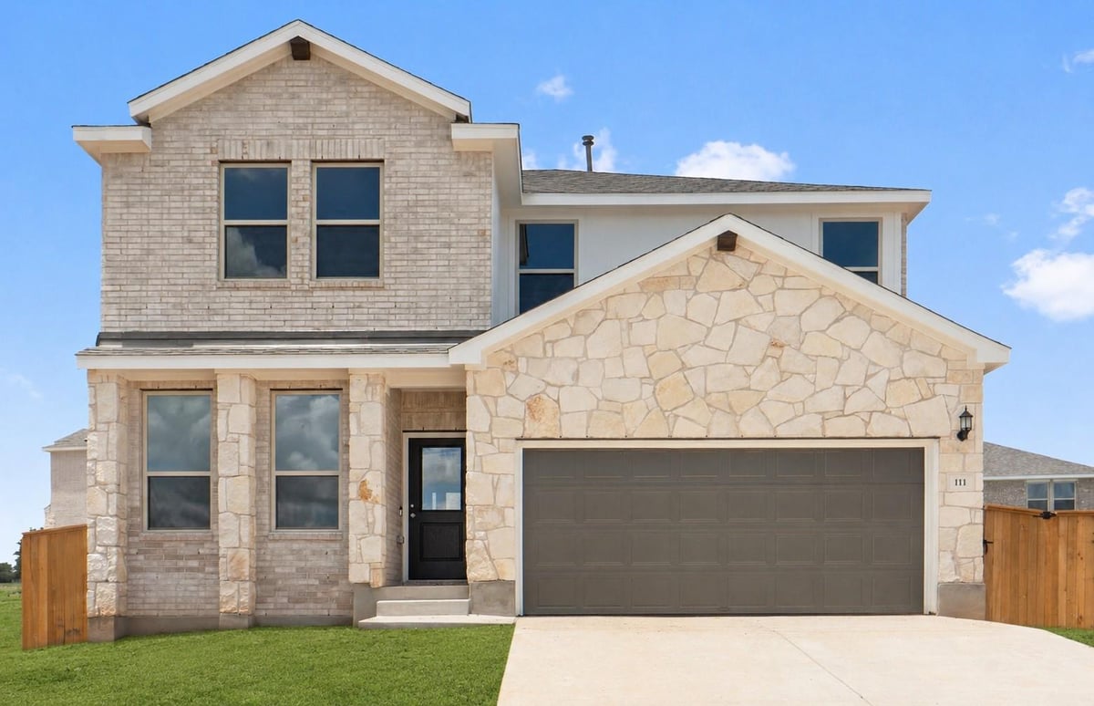 View 111 Blackfoot Daisy PATH in La Cima 111 Blackfoot Daisy PATH - front exterior - Luxury home in La Cima, San Marcos, TX