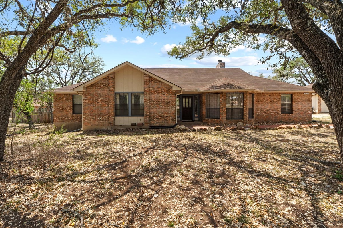 View 111 Clydesdale Dr in Country Estates Iv 111 Clydesdale Dr - front exterior - Luxury home in Country Estates Iv, San Marcos, TX