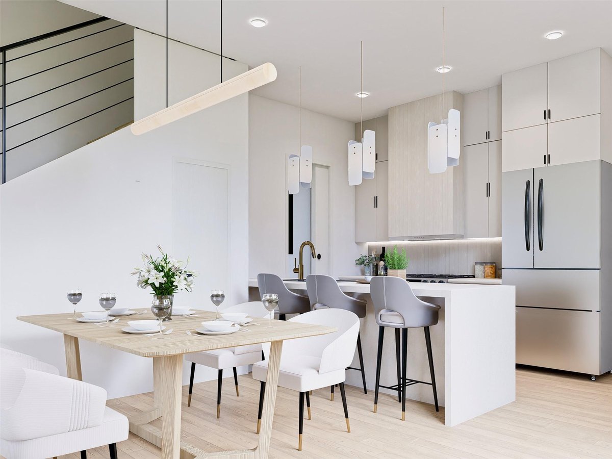 Kitchen at 111 Mildred St Unit #3 - 3 bed 3 bath home