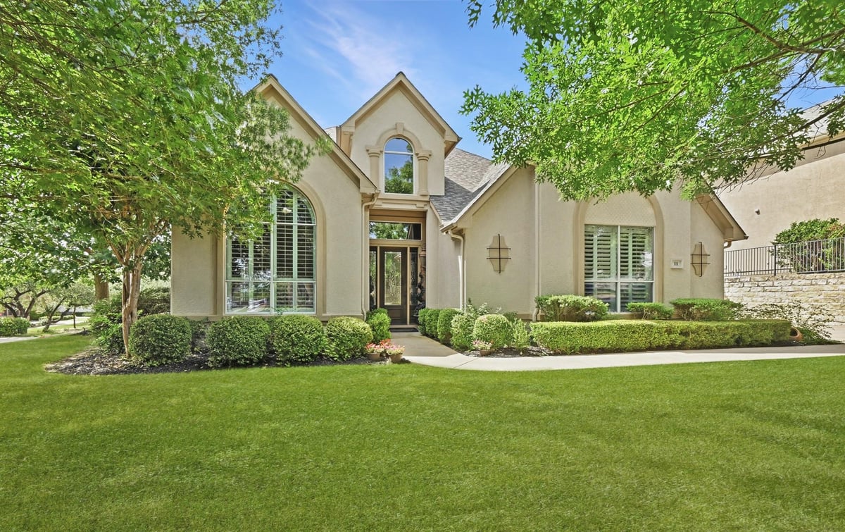 View 111 Whitley Dr in Ridge at Alta Vista The - Lakeway 111 Whitley Dr - front exterior - Luxury home in Ridge at Alta Vista The - Lakeway, Austin, TX