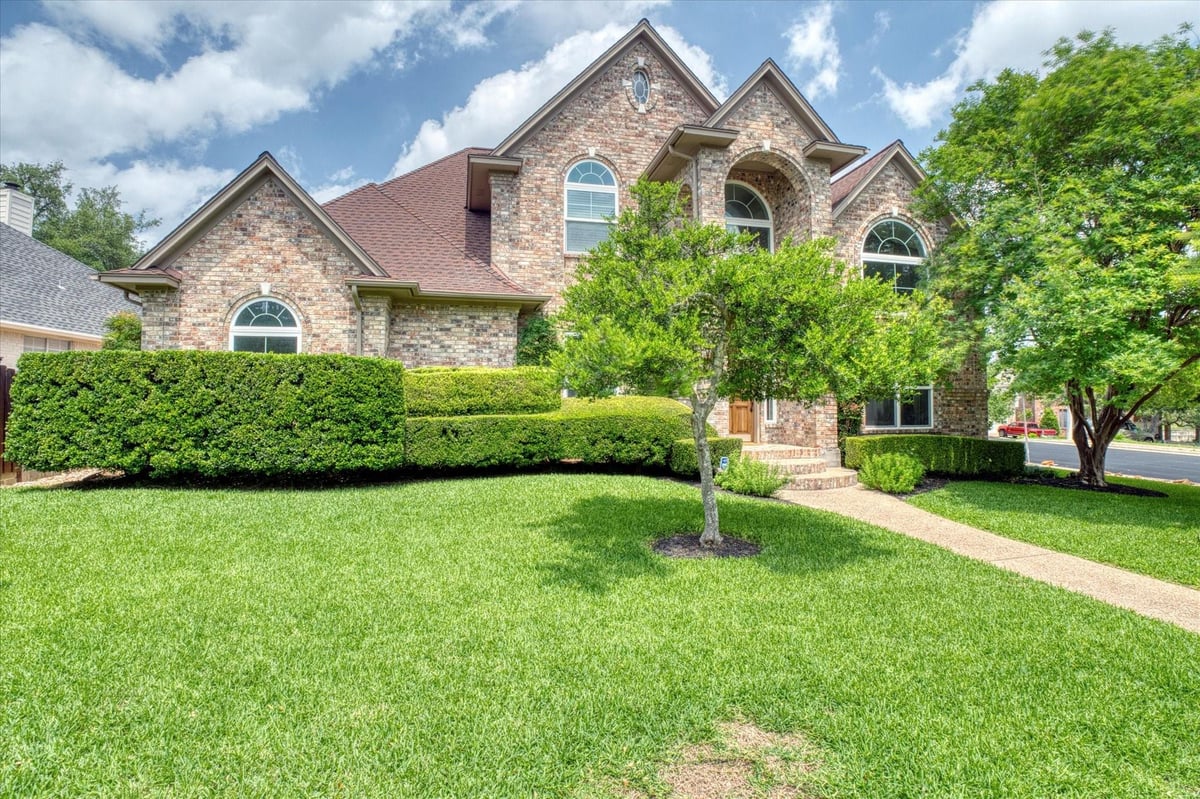 View 11100 Miramar Dr in Canyon Creek Sec 17 11100 Miramar Dr - front exterior - Luxury home in Canyon Creek Sec 17, Austin, TX