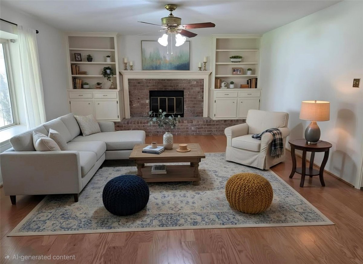 Living area at 11102 Aerie Cv - 4 bed 2 bath home