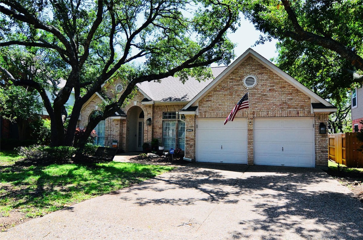 View 11105 Calavar Dr in Canyon Creek 11105 Calavar Dr - front exterior - Luxury home in Canyon Creek, Austin, TX