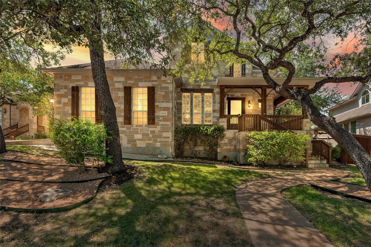 View 11108 Pairnoy Ln in Hielscher Sec 11 11108 Pairnoy Ln - front exterior - Luxury home in Hielscher Sec 11, Austin, TX