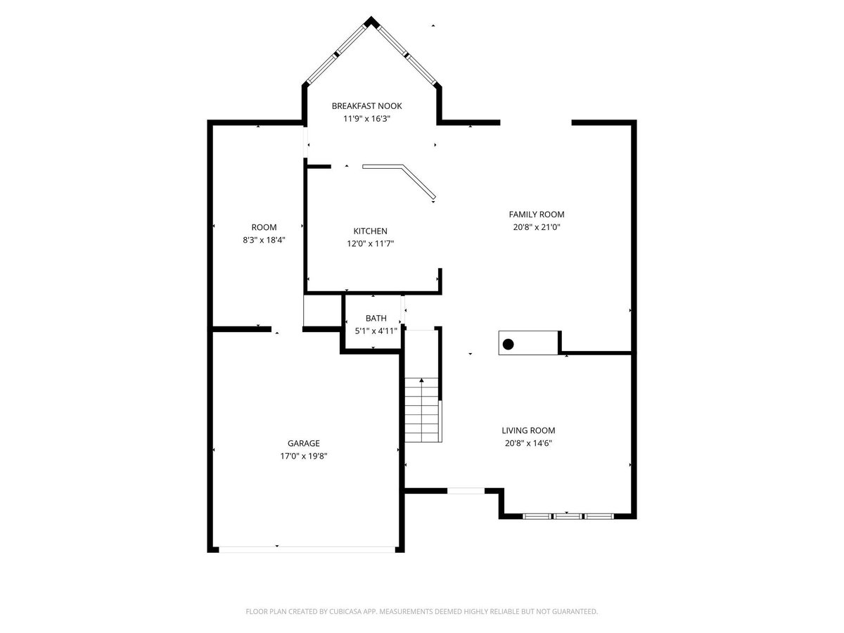 Living area at 11112 Chatam Berry Ln - 4 bed 2 bath home