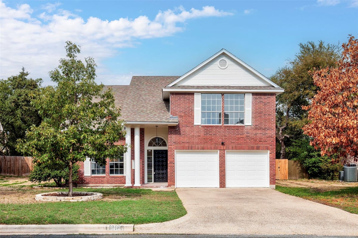 View 11112 Crossland Dr in Canyon Creek Sec 01 11112 Crossland Dr - front exterior - Luxury home in Canyon Creek Sec 01, Austin, TX