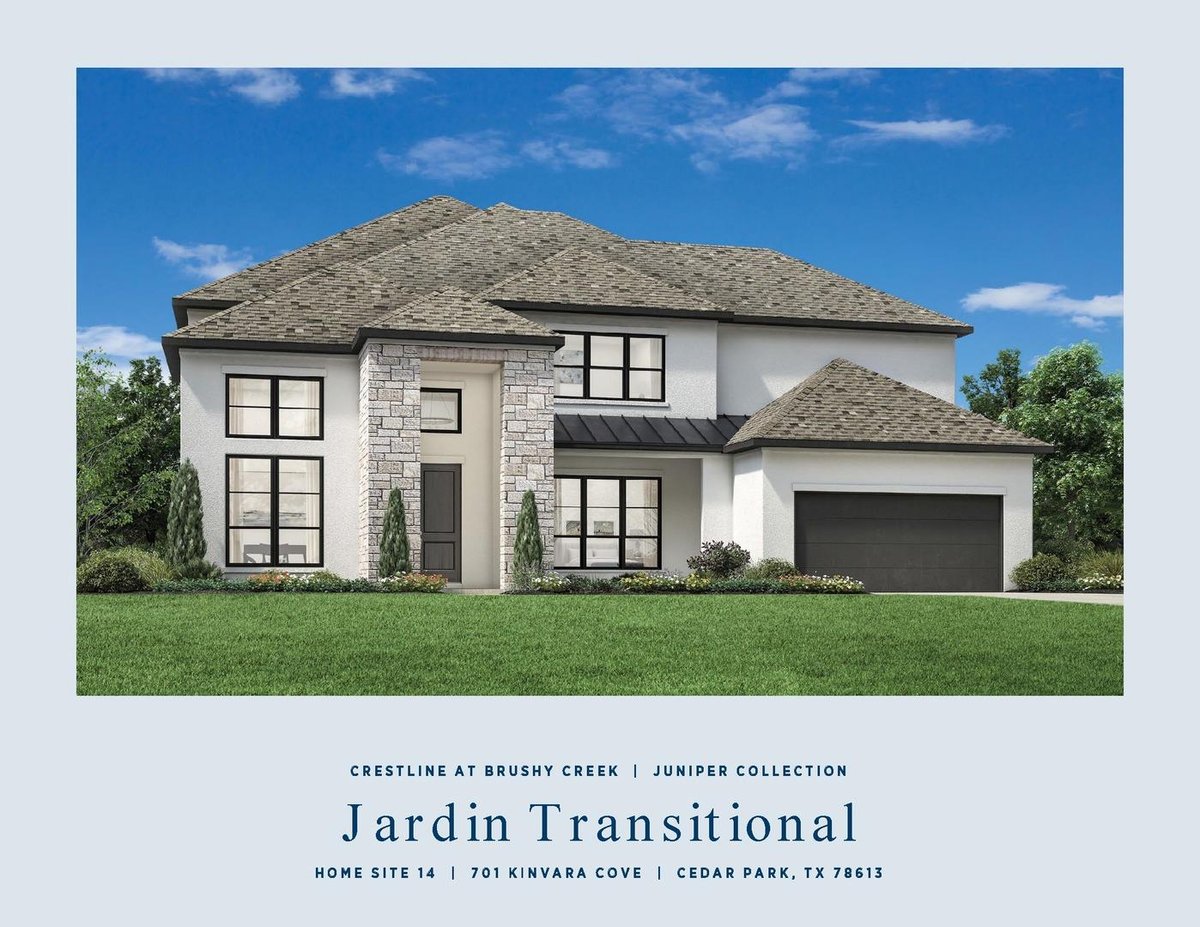 1112 Golden Bird ST - front exterior - Luxury home in Heights at San Gabriel, Georgetown, TX