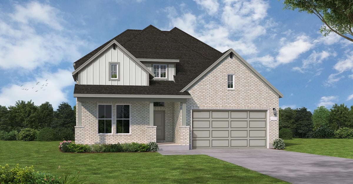 1112 Pansy TRL - front exterior - Luxury home in Parkside on the River, Georgetown, TX