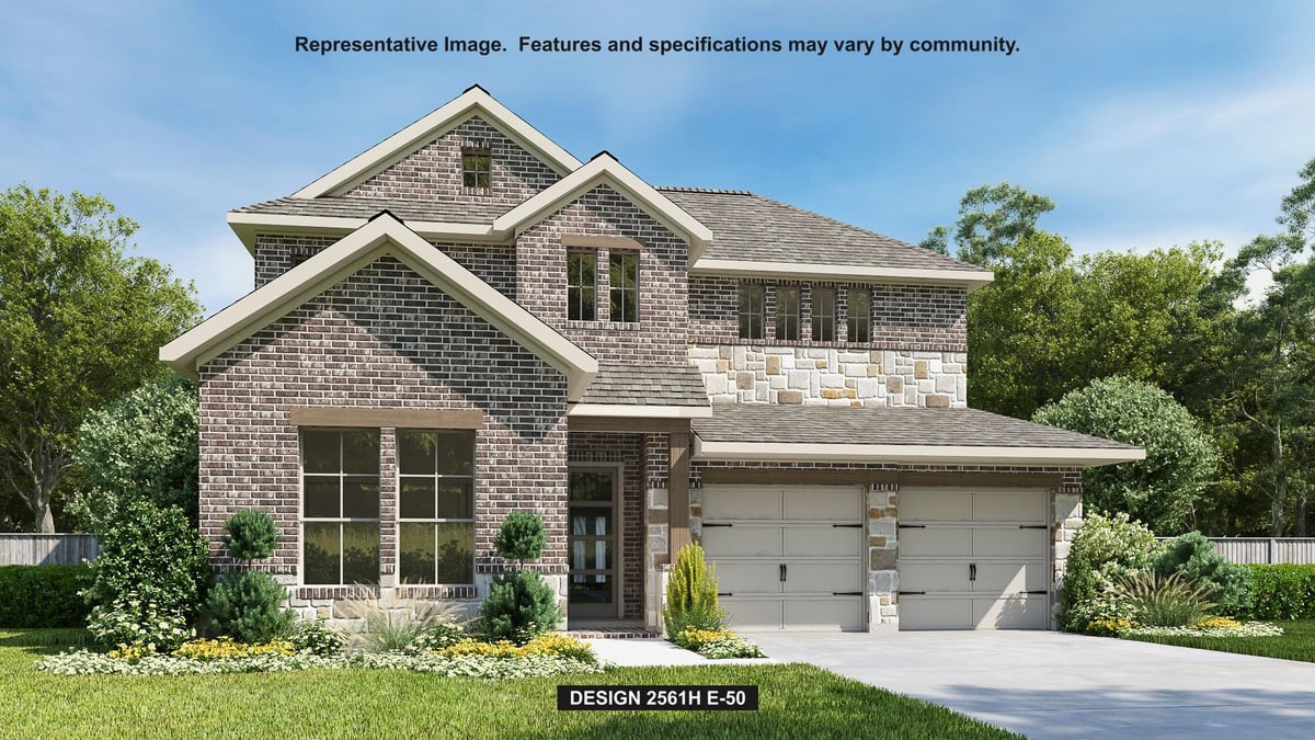View 1113 Lariat Loop in Lariat 1113 Lariat Loop - front exterior - Luxury home in Lariat, Liberty Hill, TX