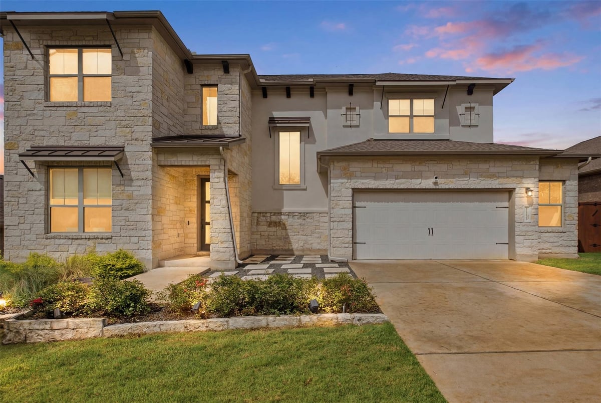 View 1113 Modoc WAY in Cypress Forest Ph Two 1113 Modoc WAY - front exterior - Luxury home in Cypress Forest Ph Two, Kyle, TX