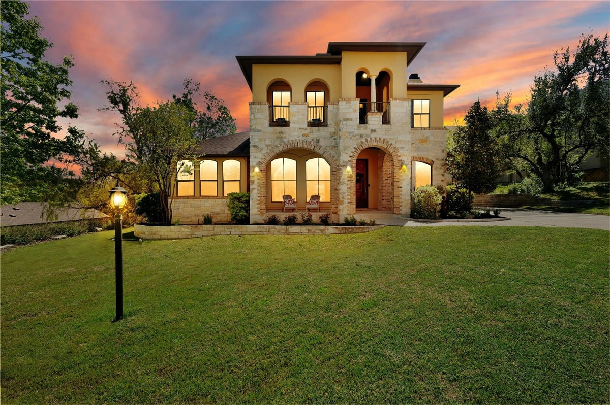View 1113 Sledge Dr in Cardinal Hills Unit 06 1113 Sledge Dr - front exterior - Luxury home in Cardinal Hills Unit 06, Austin, TX