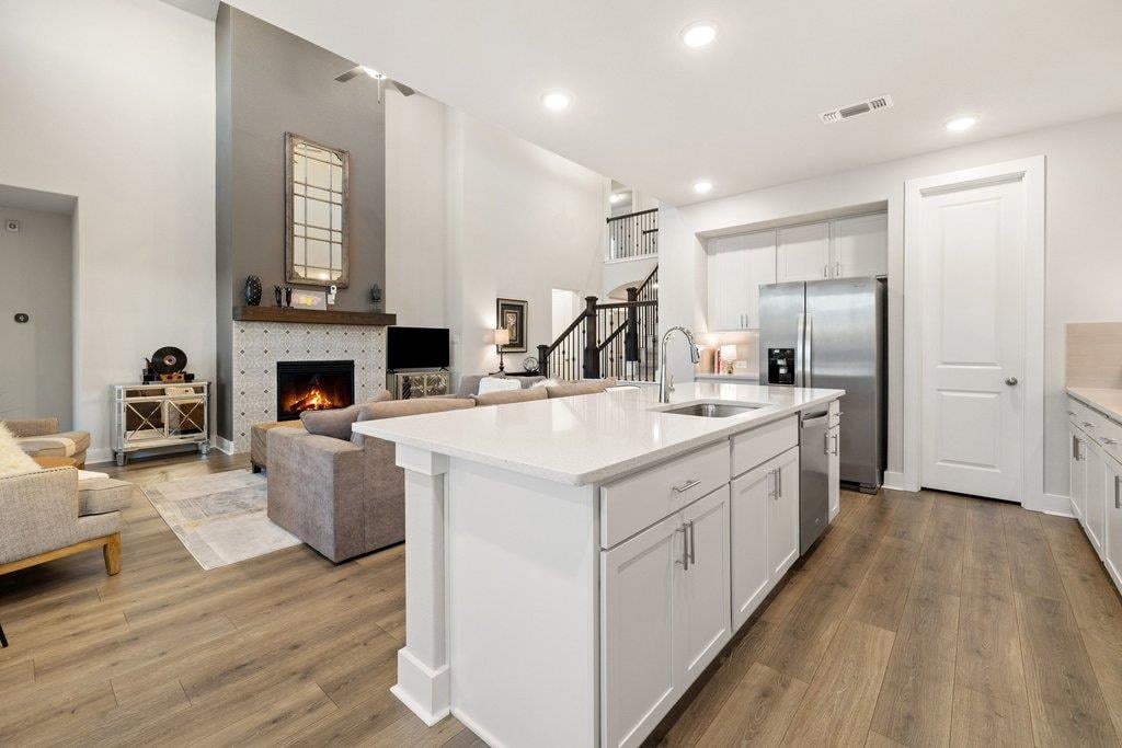 Living area at 1113 Spring Gulch Ln - 4 bed 3 bath home